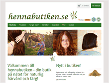 Tablet Screenshot of hennabutiken.se